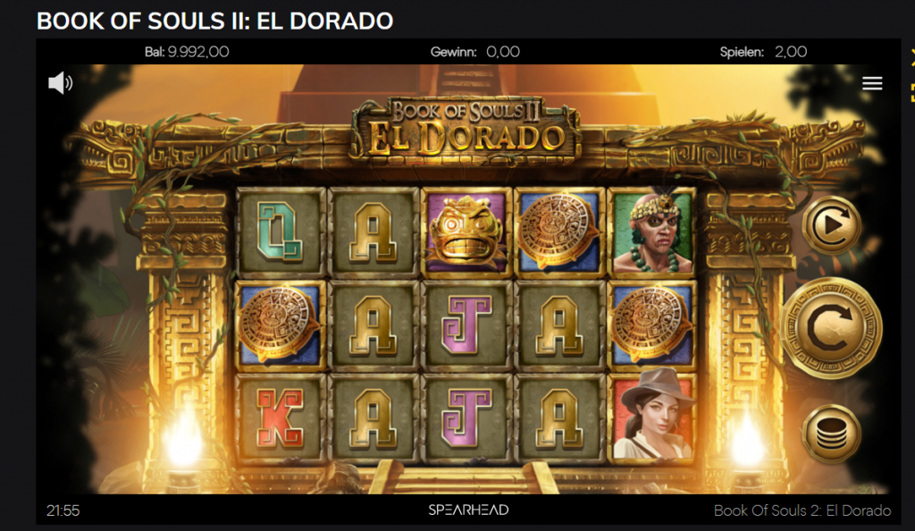 Book of Souls II El Dorado Slot Winfest
